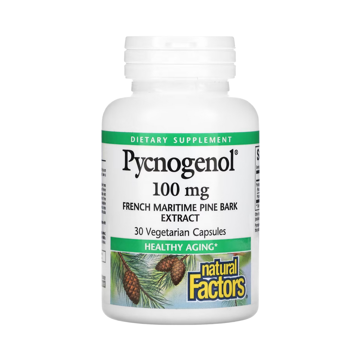 Natural Factors, Pycnogenol, 100 Mg, 30 Vegetarian Capsules