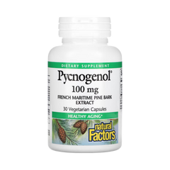 Natural Factors, Pycnogenol, 100 Mg, 30 Vegetarian Capsules