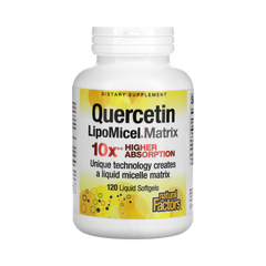 Natural Factors, Quercetin LipoMicel Matrix, 120 Liquid Softgels