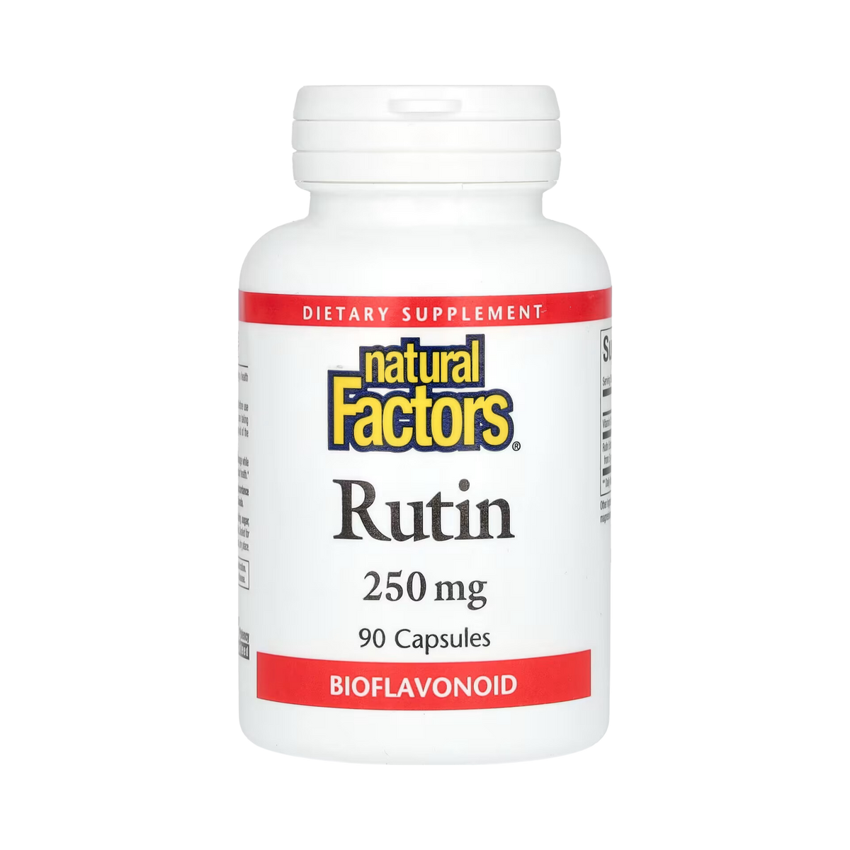 Natural Factors, Rutin, 250 Mg, 90 Capsules