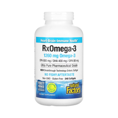 Natural Factors, Rx Omega-3, 1,260 Mg, 240 Softgels