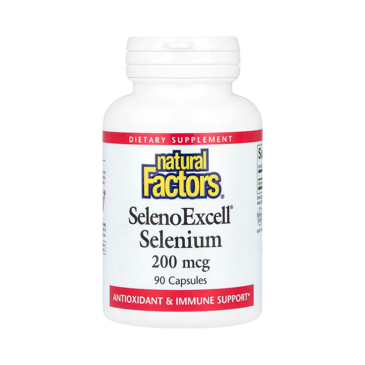 Natural Factors, SelenoExcell, Selenium, 200 Mcg, 90 Capsules