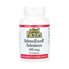 Natural Factors, SelenoExcell, Selenium, 200 Mcg, 90 Capsules