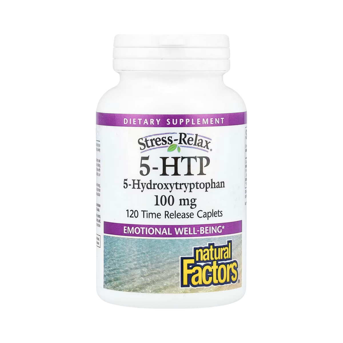 Natural Factors, Stress-Relax, 5-HTP, 100 Mg, 120 Time Release Caplets