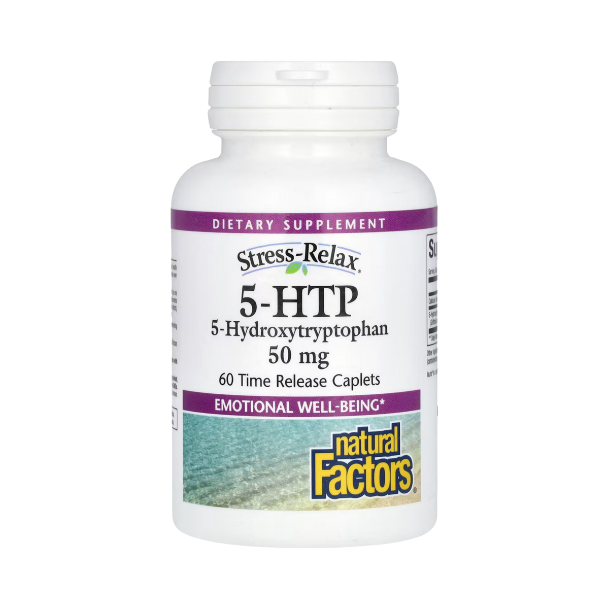 Natural Factors, Stress-Relax, 5-HTP, 50 Mg, 60 Time Release Caplets