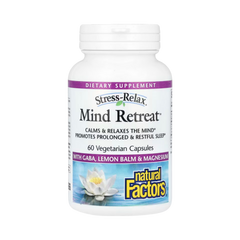 Natural Factors, Stress-Relax, Mind Retreat, 60 Vegetarian Capsules