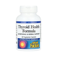 Natural Factors, Thyroid Health Formula, 60 Vegetarian Capsules