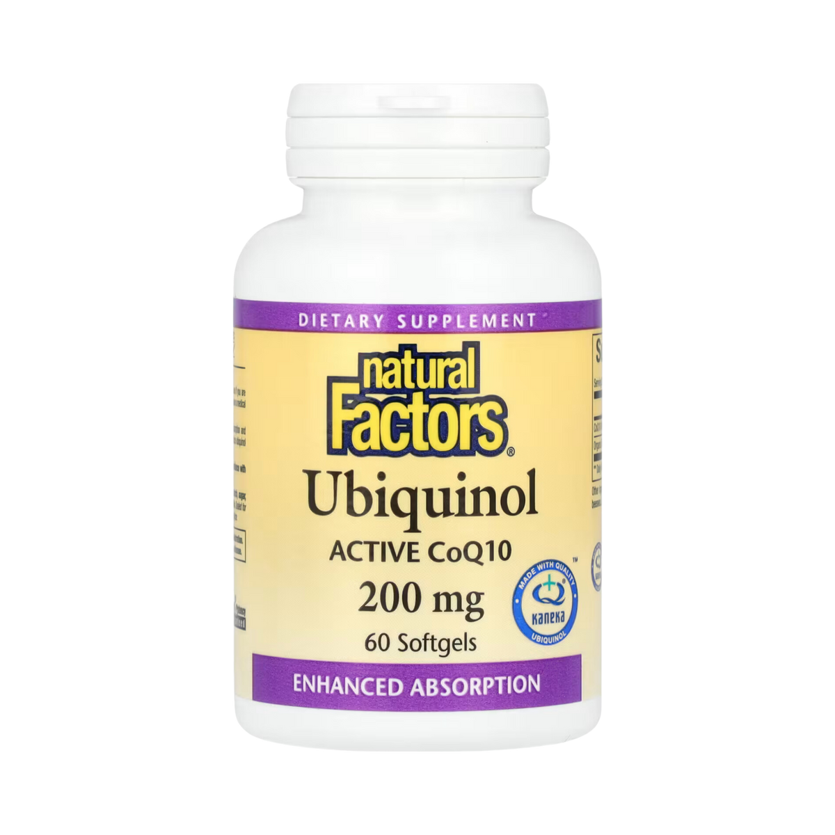 Natural Factors, Ubiquinol, 200 Mg, 60 Softgels