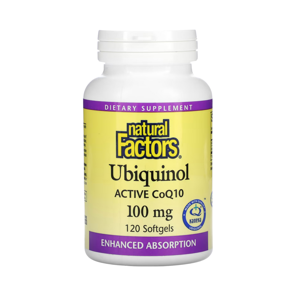 Natural Factors, Ubiquinol, Active CoQ10, 100 Mg, 120 Softgels