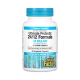 Natural Factors, Ultimate Probiotic, 24/12 Formula, 24 Billion, 60 Vegetarian Capsules