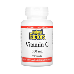 Natural Factors, Vitamin C, 500 Mg, 90 Tablets