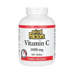 Natural Factors, Vitamin C, Time Release, 1,000 Mg, 180 Tablets