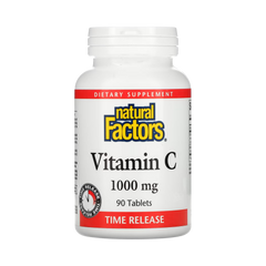 Natural Factors, Vitamin C, Time Release, 1,000 Mg, 90 Tablets