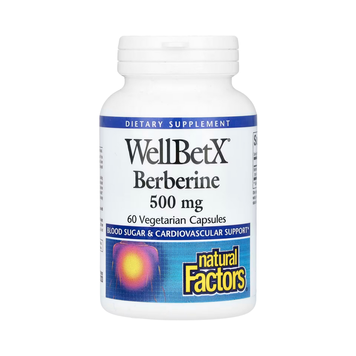 Natural Factors, WellBetX Berberine, 500 Mg, 60 Vegetarian Capsules