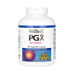 Natural Factors, WellBetX PGX, Plus Mulberry, 180 Vegetarian Capsules