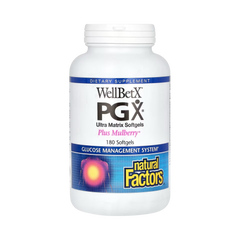 Natural Factors, WellBetX, PGX, Plus Mulberry, 180 Softgels