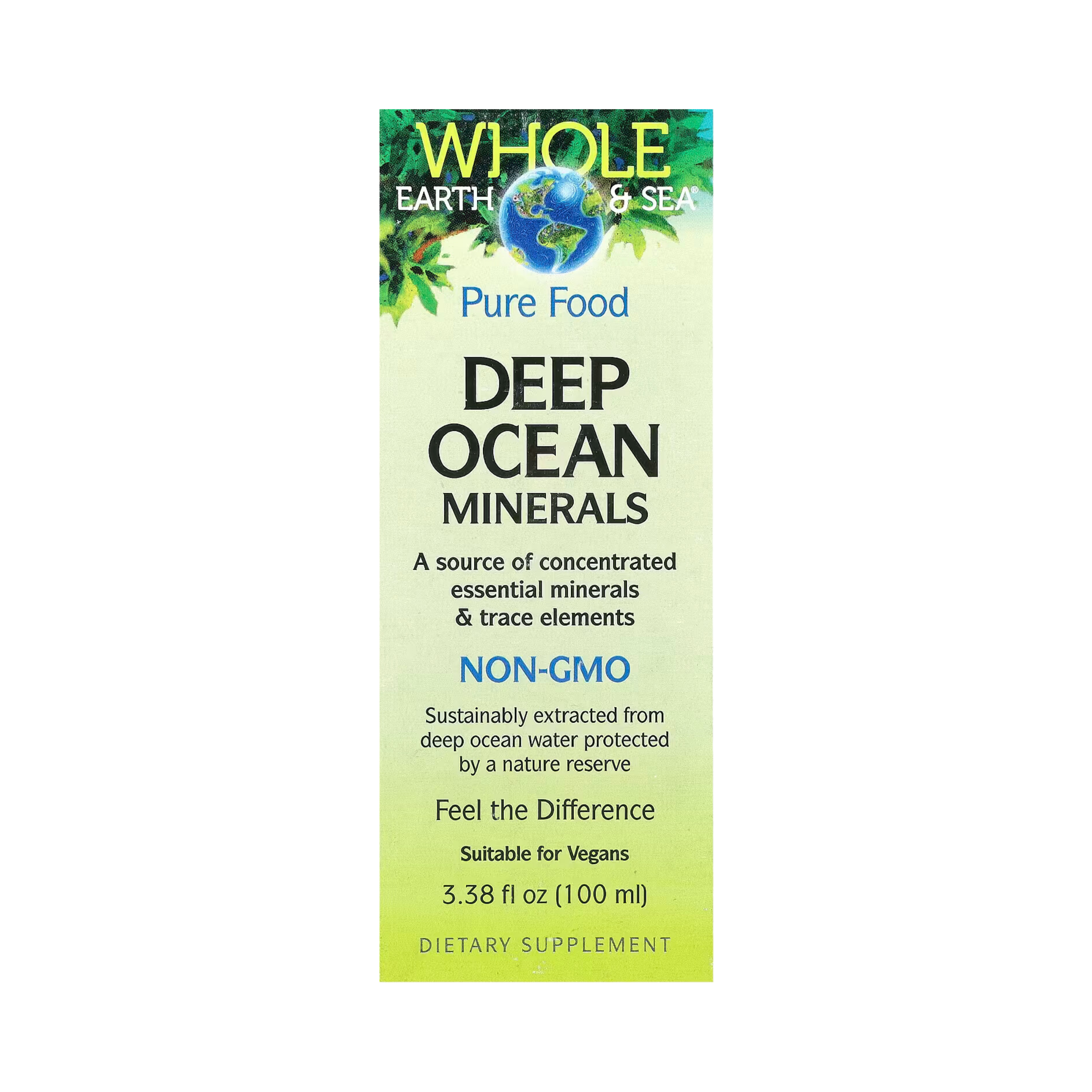 Natural Factors, Whole Earth & Sea, Deep Ocean Minerals, 3.38 Fl Oz