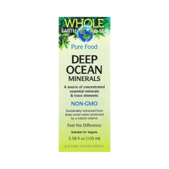 Natural Factors, Whole Earth & Sea, Deep Ocean Minerals, 3.38 Fl Oz