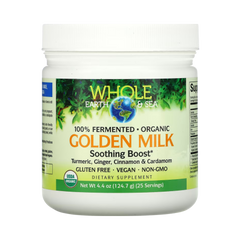 Natural Factors, Whole Earth & Sea, Golden Milk Soothing Boost, 4.4 Oz