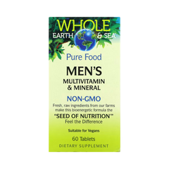 Natural Factors, Whole Earth & Sea, Men's Multivitamin & Mineral, 60 Tablets