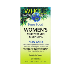 Natural Factors, Whole Earth & Sea, Women's Multivitamin & Mineral, 60 Tablets