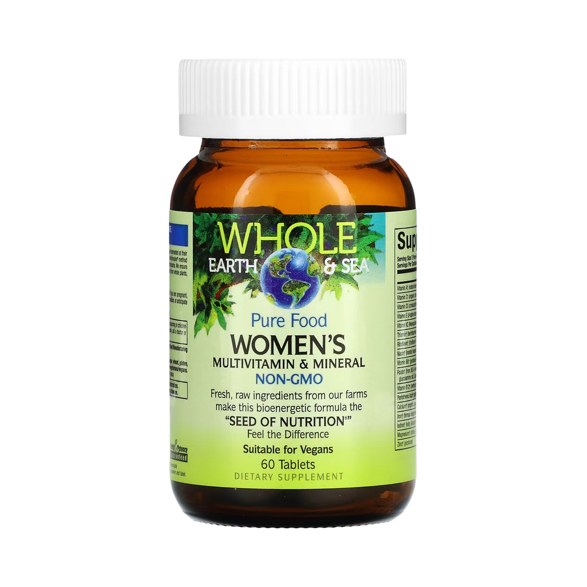 Natural Factors, Whole Earth & Sea, Women's Multivitamin & Mineral, 60 Tablets