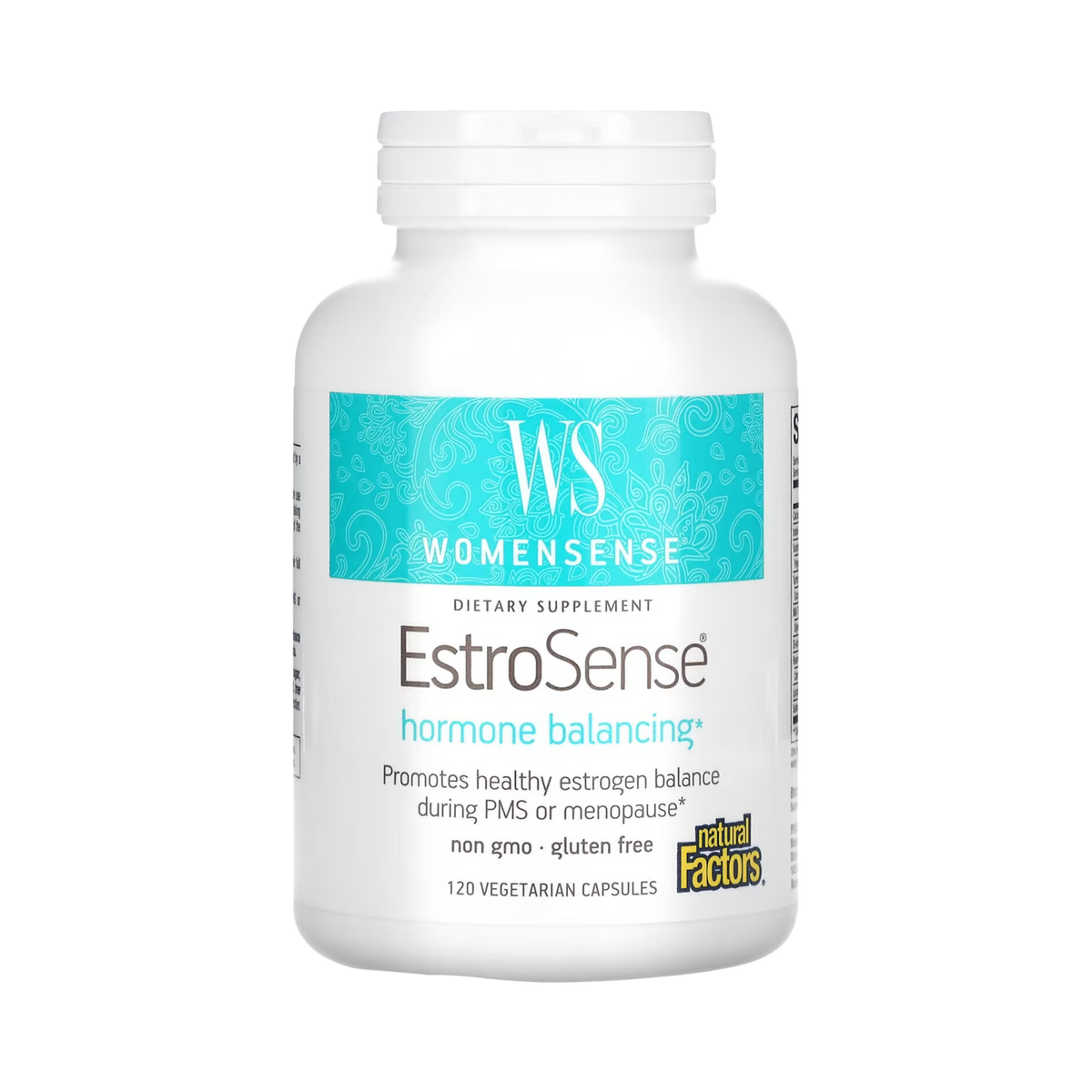 Natural Factors, WomenSense, EstroSense, Hormone Balancing, 120 Vegetarian Capsules