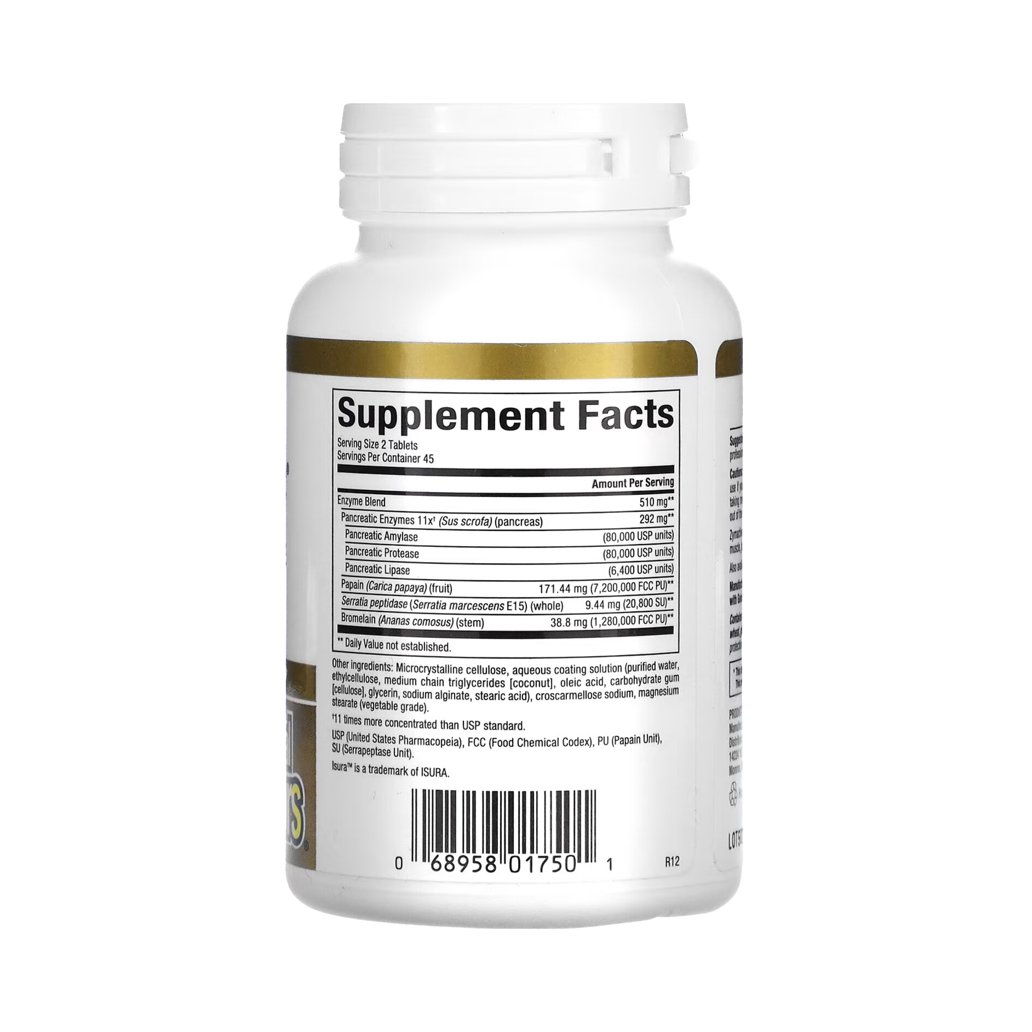 Natural Factors, Zymactive, Double Strength, 90 Enteric Coated Tablets