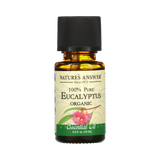 Nature's Answer - Organic Essential Oil, Pure Eucalyptus, 0.5 OZ