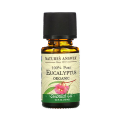 Nature's Answer - Organic Essential Oil, Pure Eucalyptus, 0.5 OZ