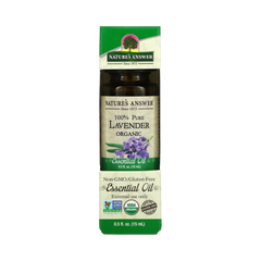 Nature's Answer - Organic Essential Oil, Lavender, 0.5 OZ