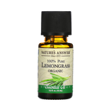 Nature's Answer - Organic Essential Oil, Lemongrass, 0.5 OZ