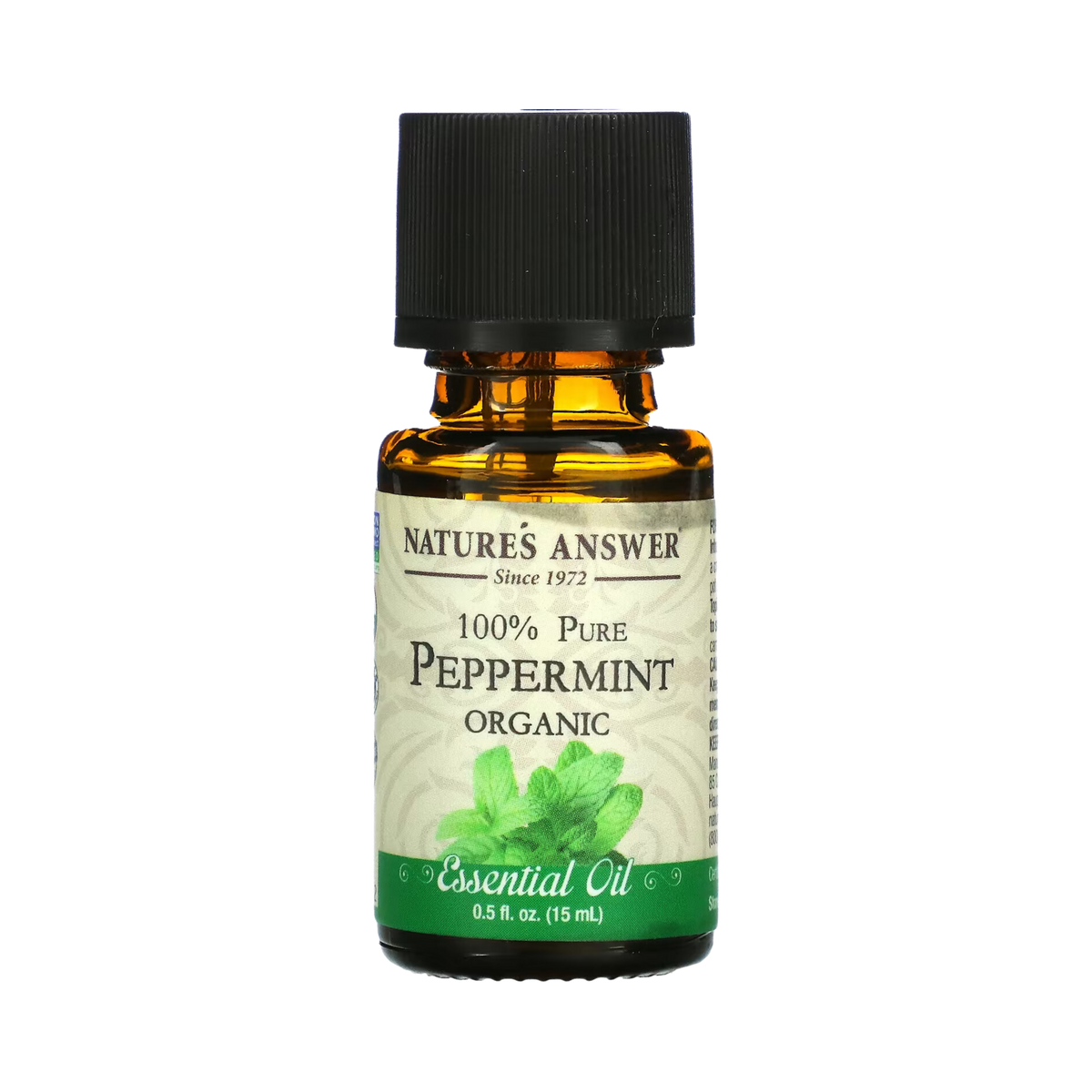 Nature's Answer - Organic Essential Oil, Peppermint, 0.5 OZ