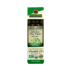 Nature's Answer  - Organic Tea Tree Essential Oil, 0.5 OZ