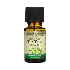 Nature's Answer  - Organic Tea Tree Essential Oil, 0.5 OZ