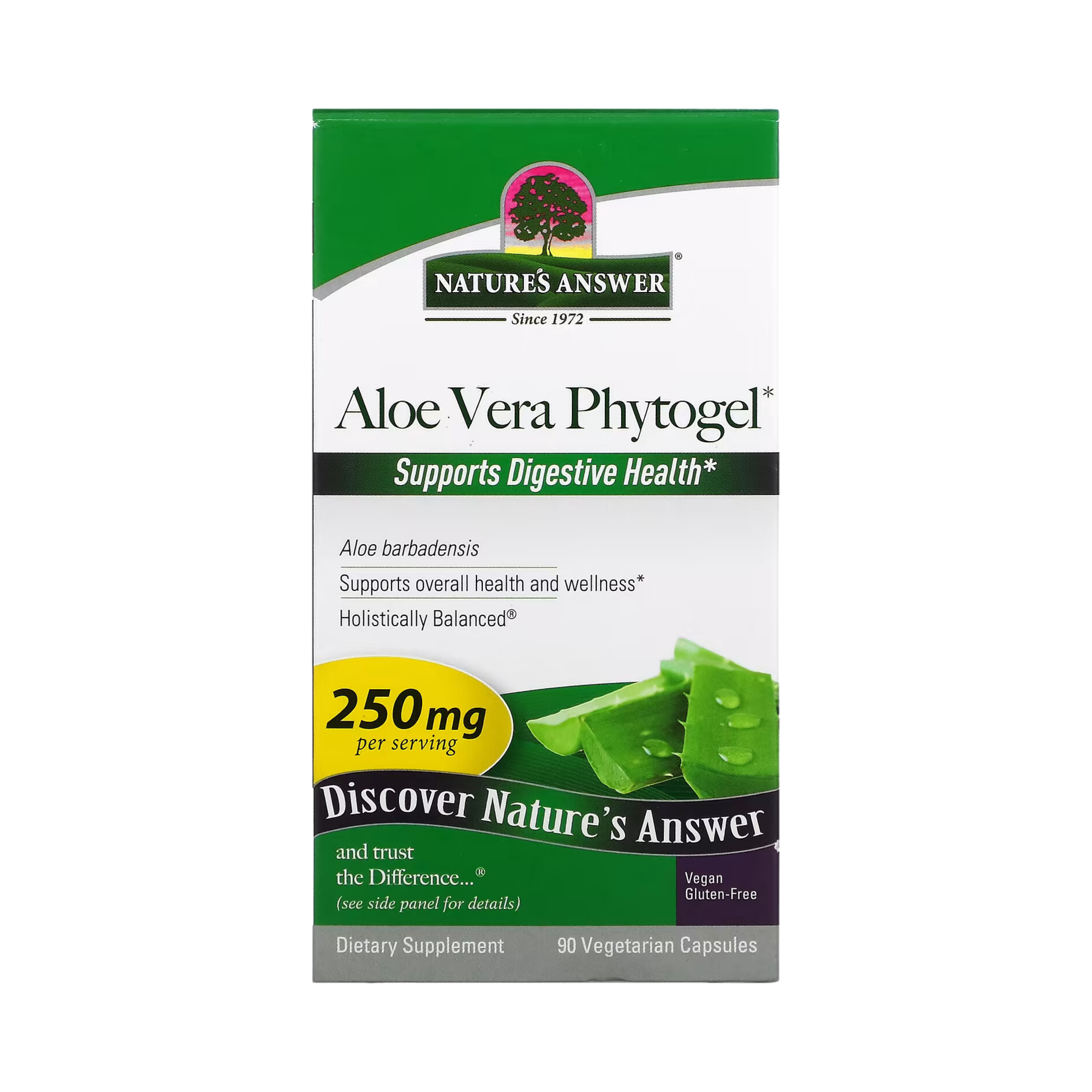 Nature’s Answer - Aloe Vera Phytogel, 90 Capsules