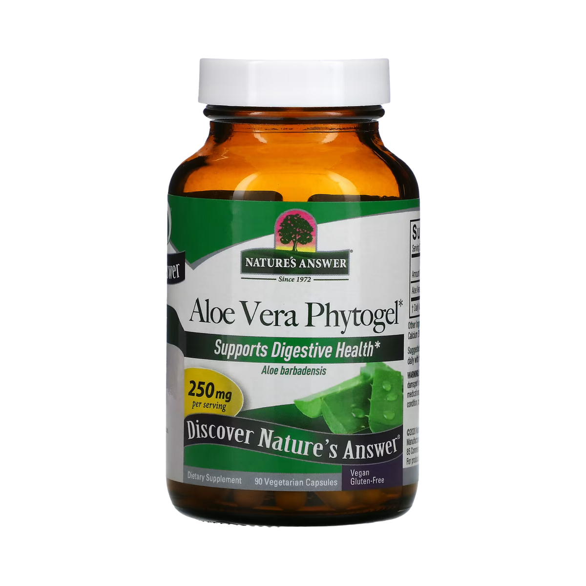 Nature’s Answer - Aloe Vera Phytogel, 90 Capsules