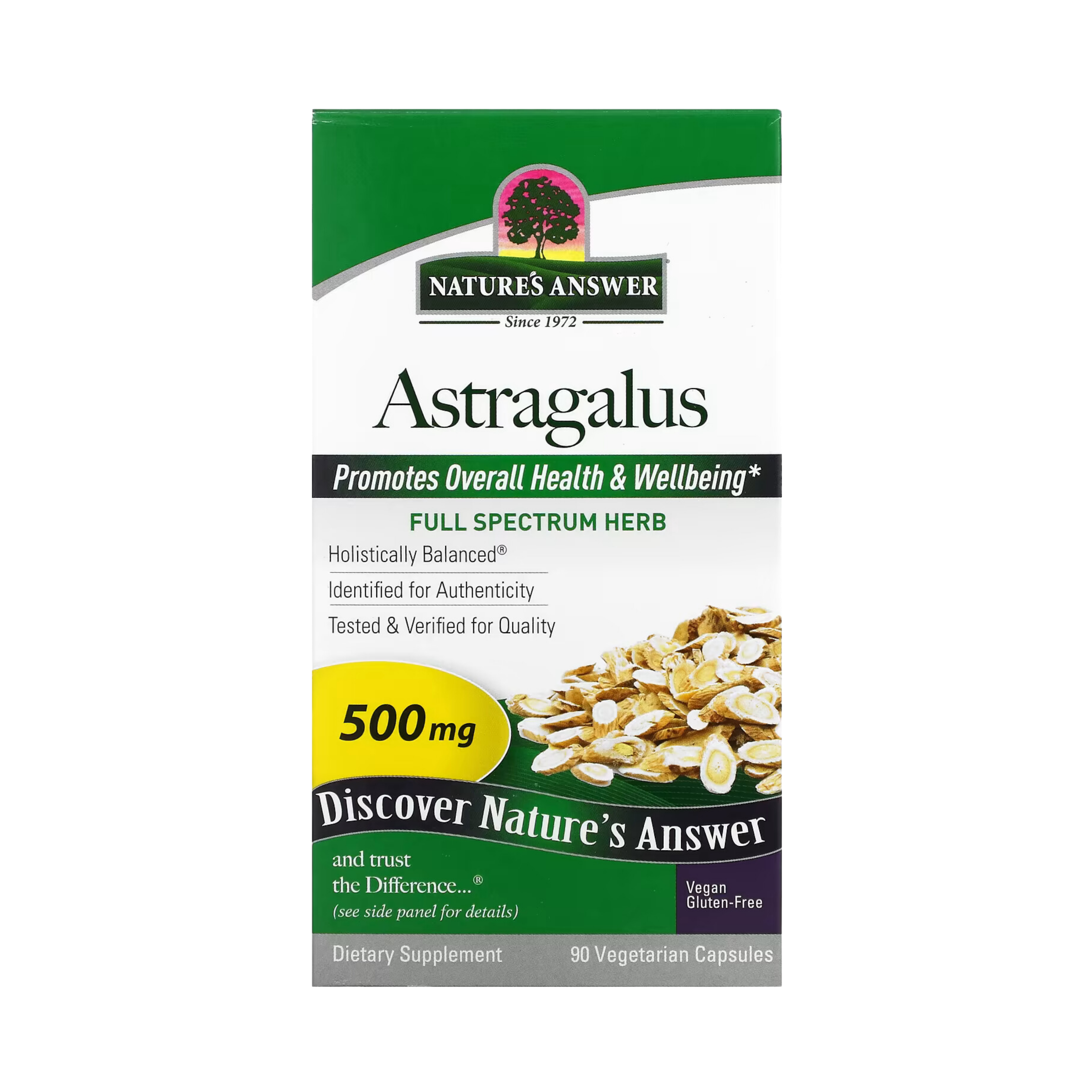 Nature’s Answer - Astragalus, 90 Vegetarian Capsules