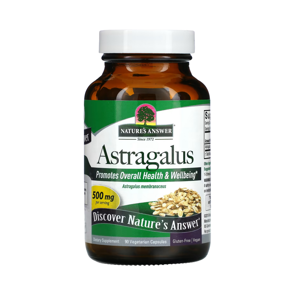 Nature’s Answer - Astragalus, 90 Vegetarian Capsules