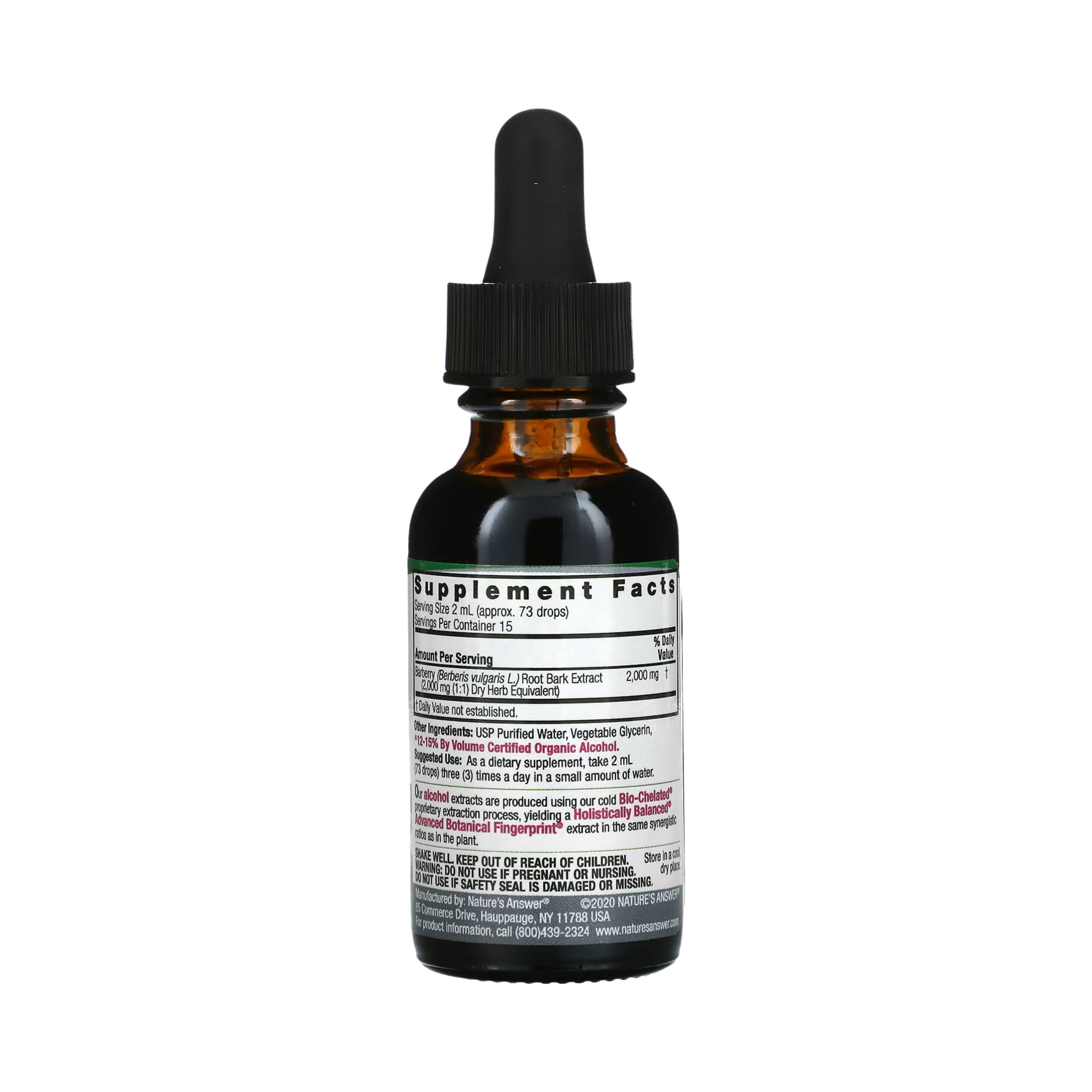 Nature's Answer - Barberry Root, 1 OZ