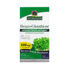 Nature's Answer - Brocco-Glutathione, 500 mg, 60 Vegetarian Capsules