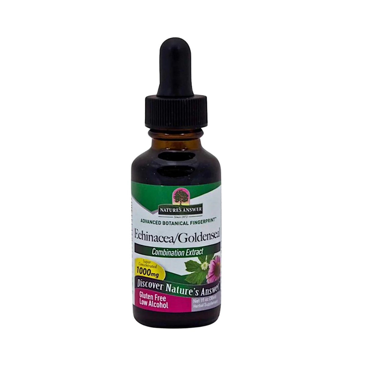 Nature’s Answer - Echinacea With Goldenseal, 1 Oz