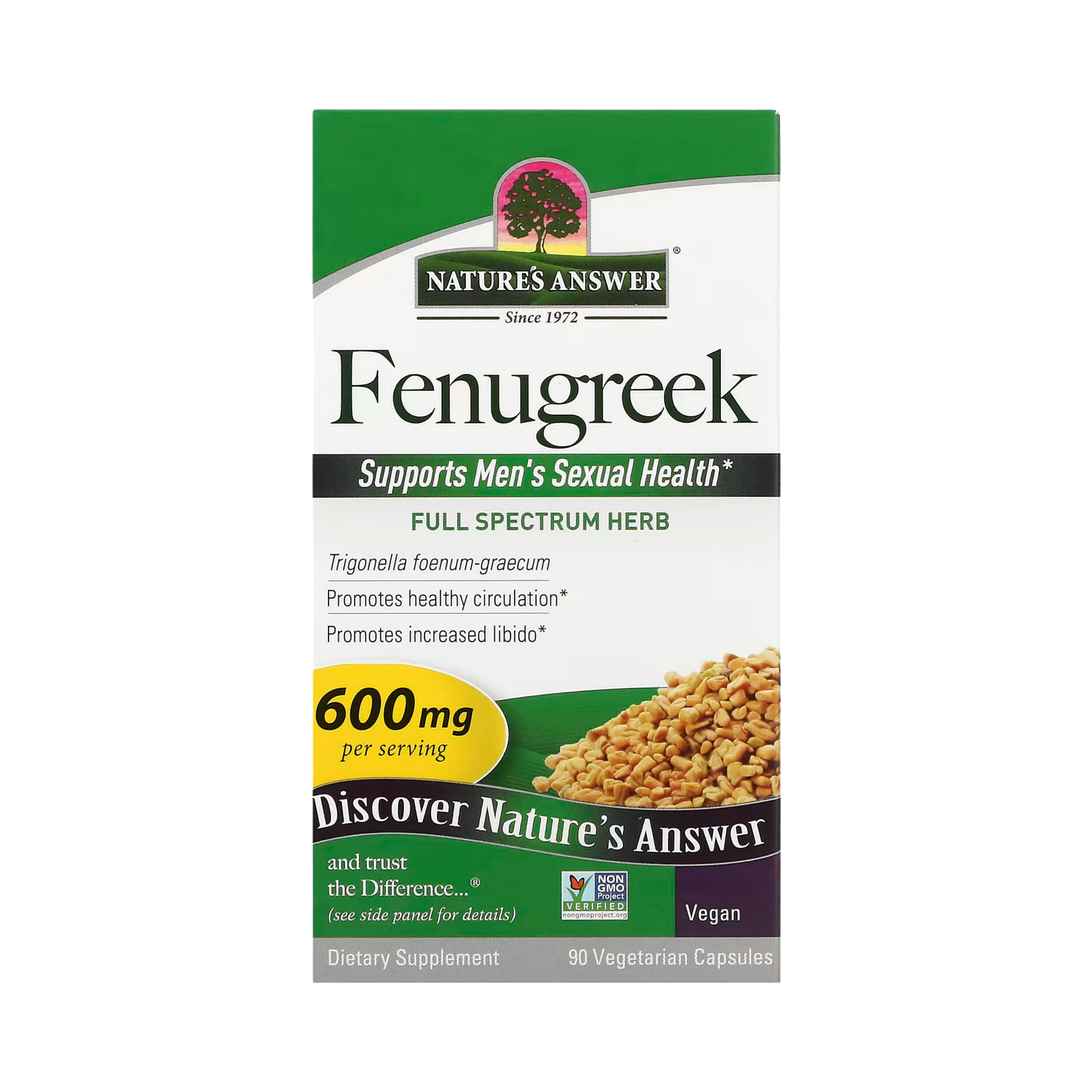 Nature’s Answer - Fenugreek Seed, 90 Capsules