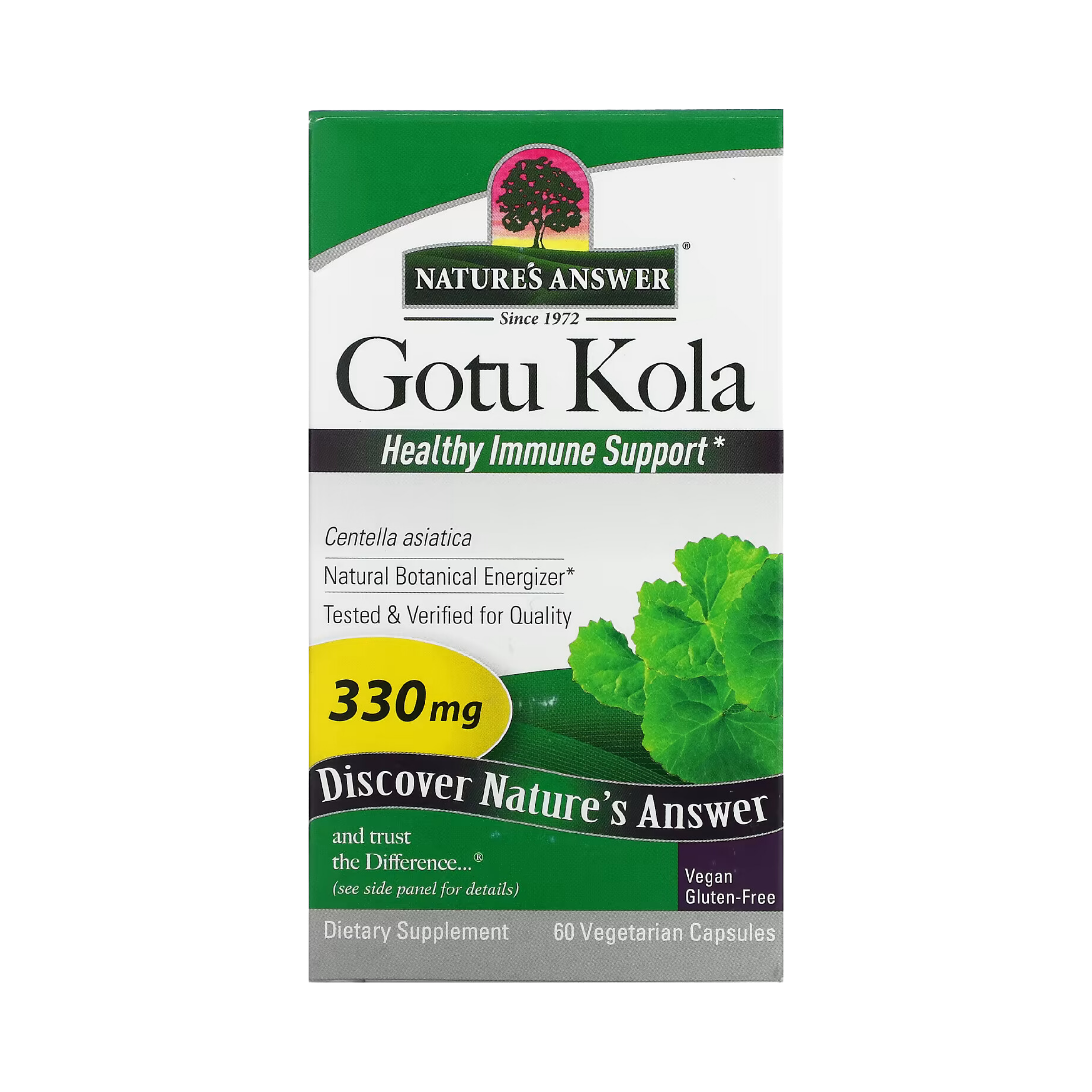 Nature’s Answer - Gotu-Kola Herb, 60 Capsules