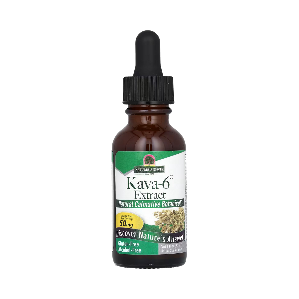 Nature's Answer - Kava-6, Alcohol-Free Extract, 1 fl oz