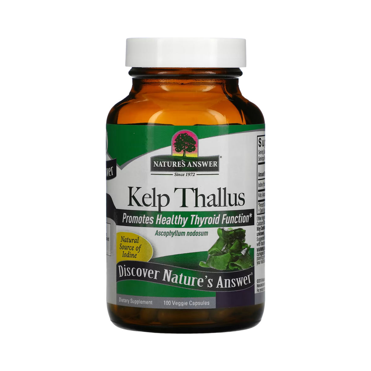 Nature’s Answer - Kelp Thallus, 100 Capsules