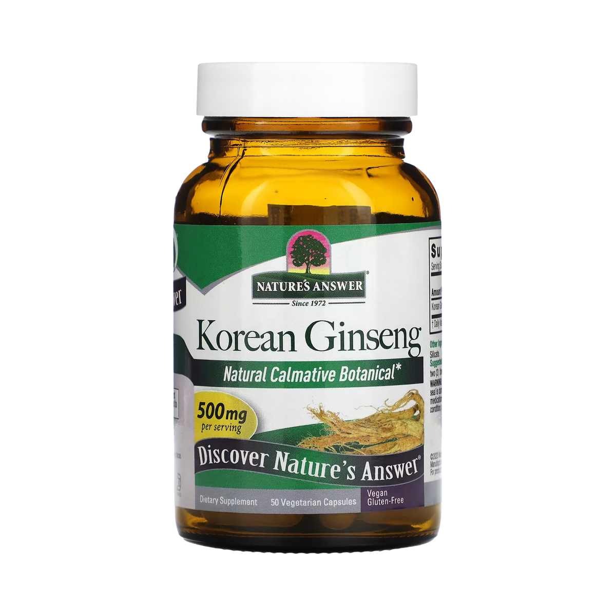 Nature’s Answer - Korean Ginseng Root, 50 Capsules