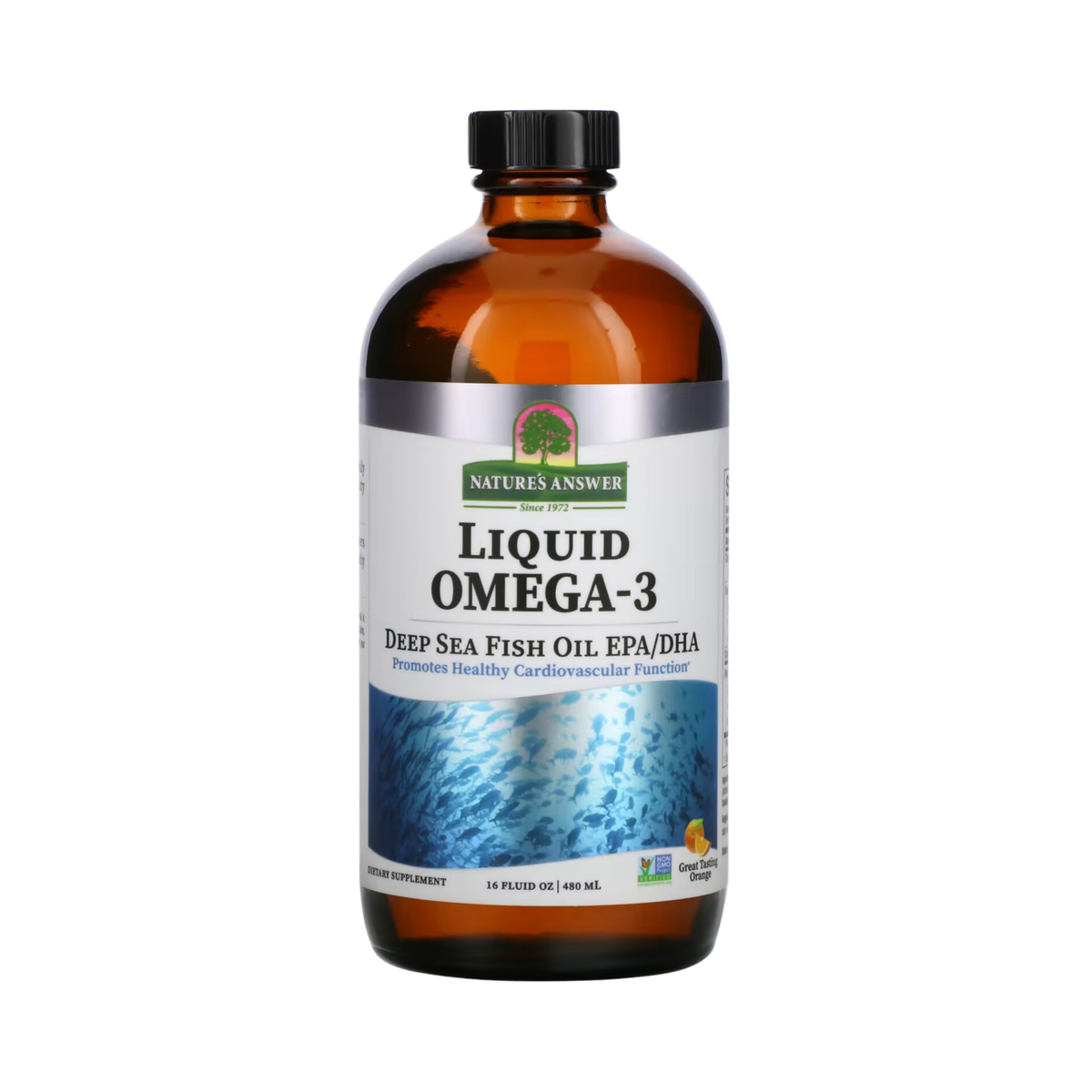 Nature’s Answer - Liquid Omega 3 Deep Sea Fish Oil Epa/Dha, 16 Oz