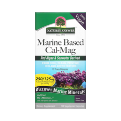 Nature's Answer - Marine Based Cal-Mag, 120 Vegetarian Capsules