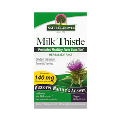 Nature’s Answer - Milk Thistle Seed Standardized, 60 Capsules